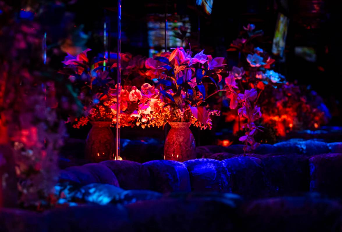 An interior view of the Fireside Lounge at the Peppermill on Tuesday, Sept. 24, 2024, in Las Ve ...