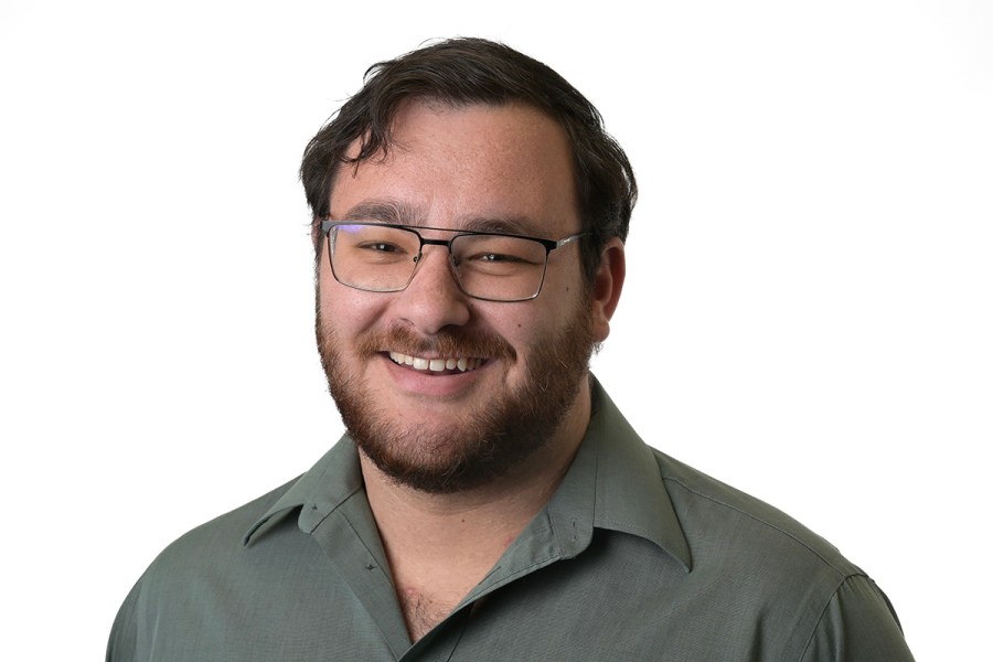 Las Vegas Review-Journal reporter Alan Halaly September 18, 2024. (Sam Morris/Las Vegas Review-Journal)