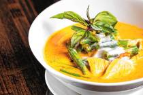 Panang curry from Blue Orchid by Pin Kaow, a Thai restaurant opening in the Silverado Ranch are ...
