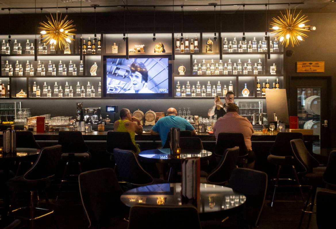 The bar in the tasting room at Las Vegas Distillery in Henderson. (Daniel Jacobi II/Las Vegas R ...