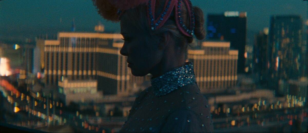 Pamela Anderson in "The Last Showgirl." (Roadside Attractions)