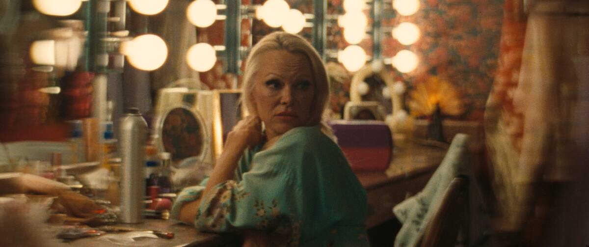 Pamela Anderson in "The Last Showgirl." (Roadside Attractions)