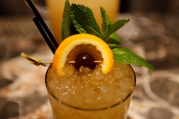 A cocktail is seen in this Review-Journal file photo. (Chitose Suzuki Las Vegas Review-Journal) ...
