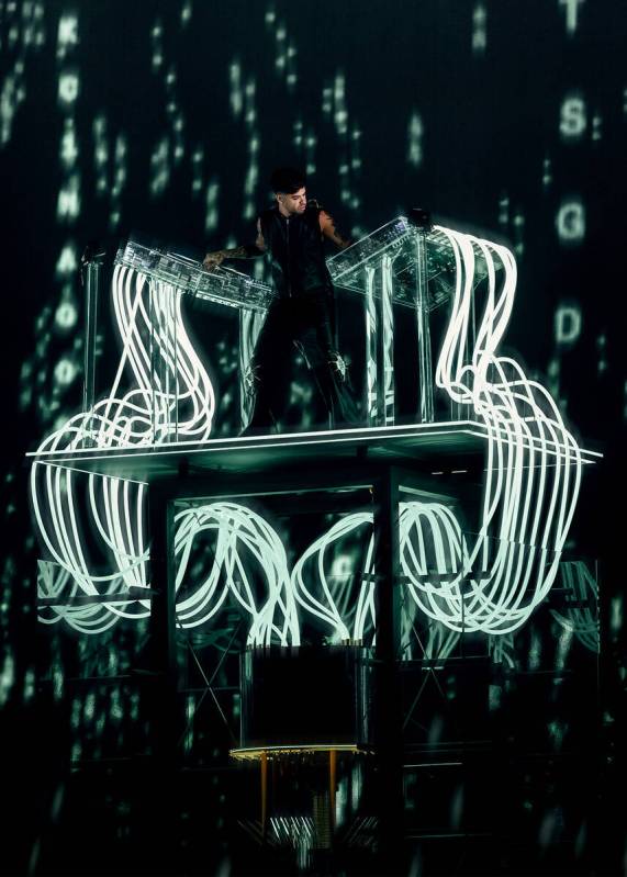 An image from Anyma's "The End of Genesys" production presented by Afterlife at the Sphere in L ...