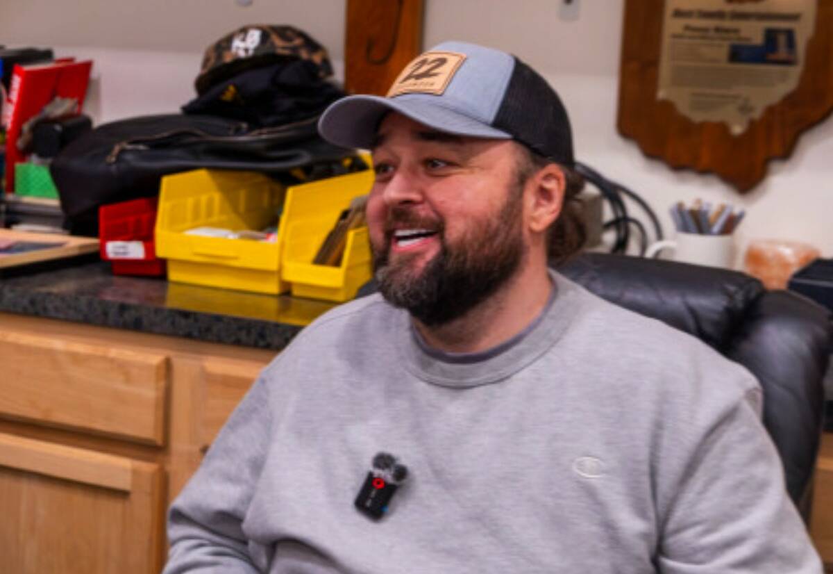 Austin "Chumlee" Russell, seen at the Gold & Silver Pawn Shop on Thursday, Jan. 23, 2025, in La ...