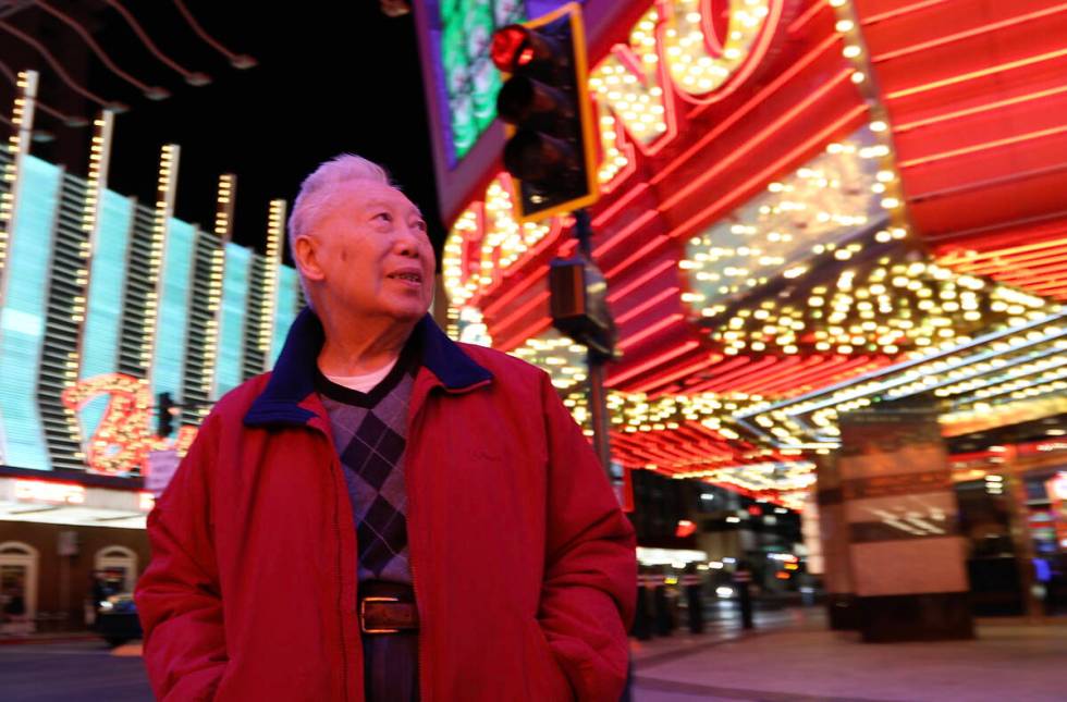 From Ten Times Better, George Lee on Fremont Street, outside the Four Queens. (Pentalina Produc ...