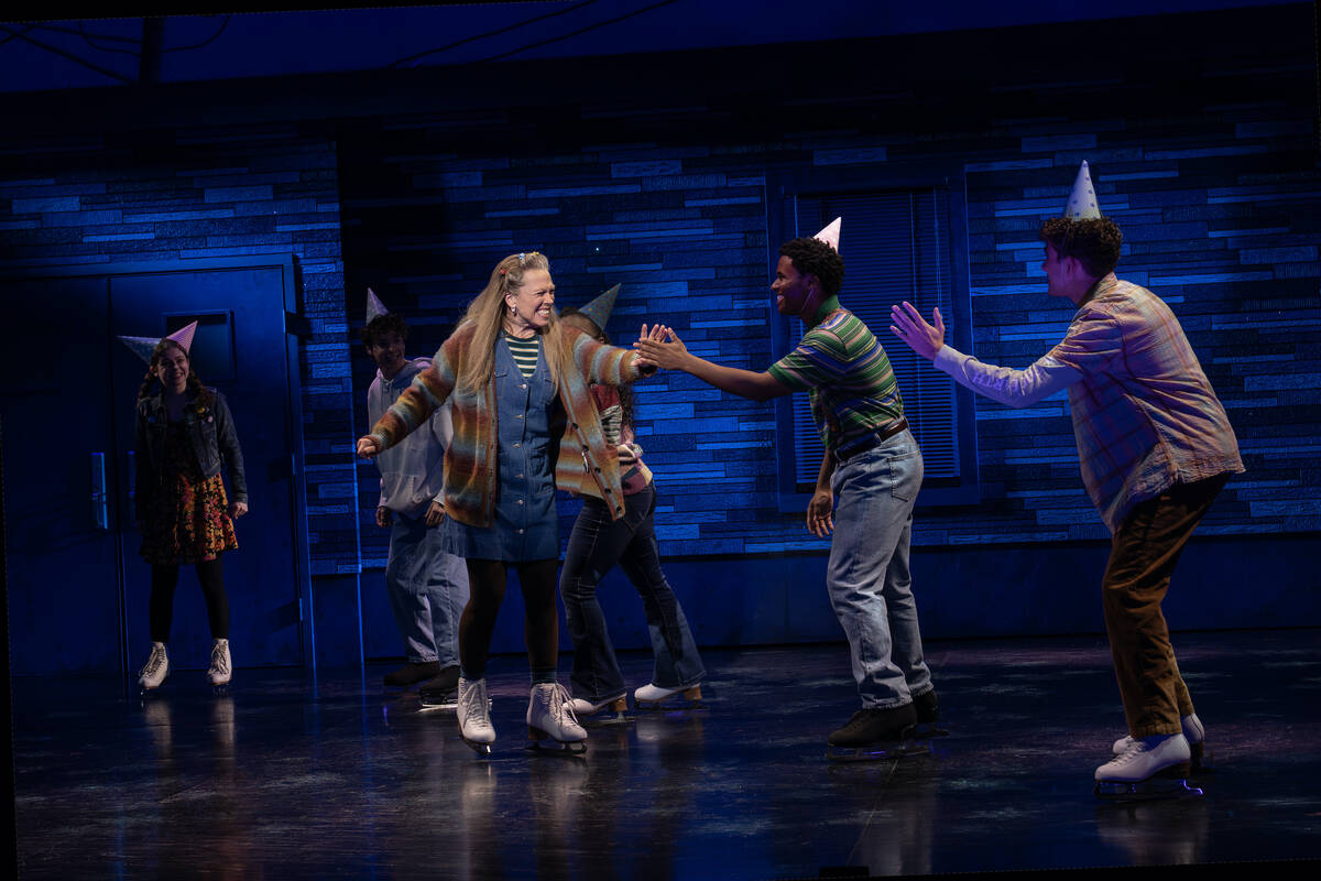 Carolee Carmello (center) and company are shown in the national four of "Kimberly Akimbo," play ...
