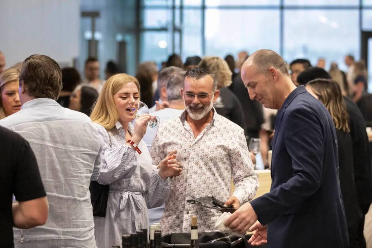 UNLVino wine tasting celebrates its 50th anniversary on May 2, 2025, in Las Vegas. (Las Vegas R ...