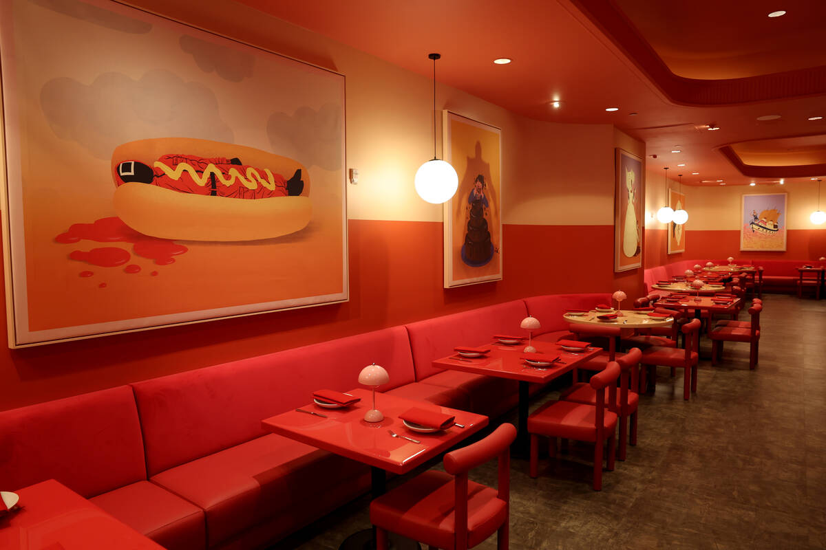 Netflix Bites at MGM Grand in Las Vegas is shown Monday, Feb. 10, 2025. The restaurant, which d ...