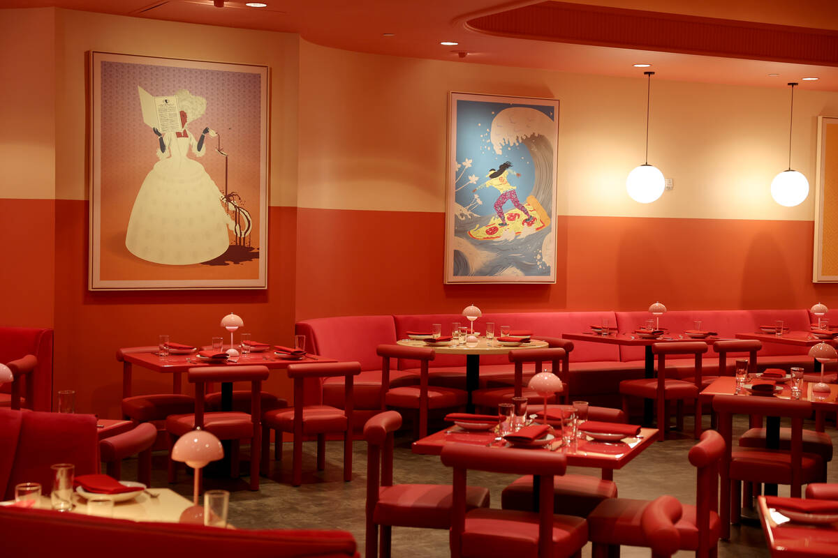 Netflix Bites at MGM Grand in Las Vegas is shown Monday, Feb. 10, 2025. The restaurant, which d ...