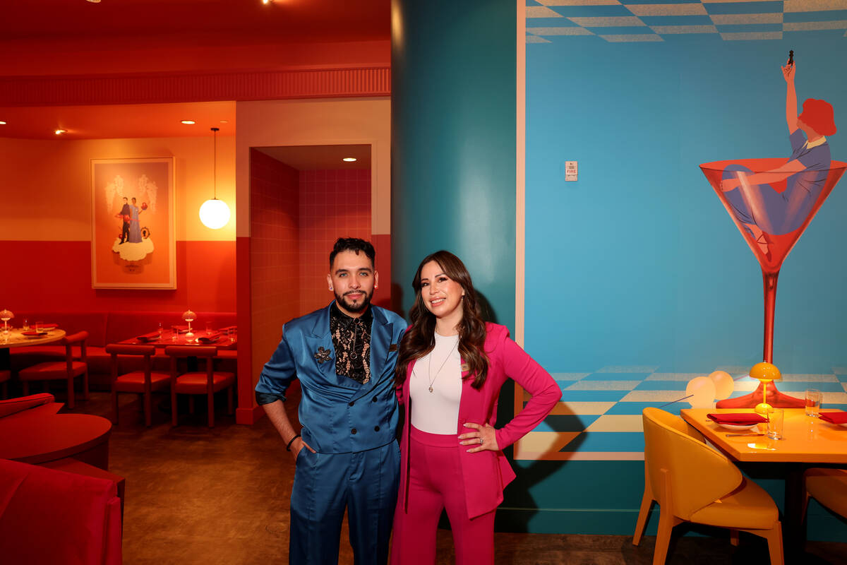 Assistant Manager Stephen Alsvig, right, and General Manager Edith Castro pose for a photo at N ...