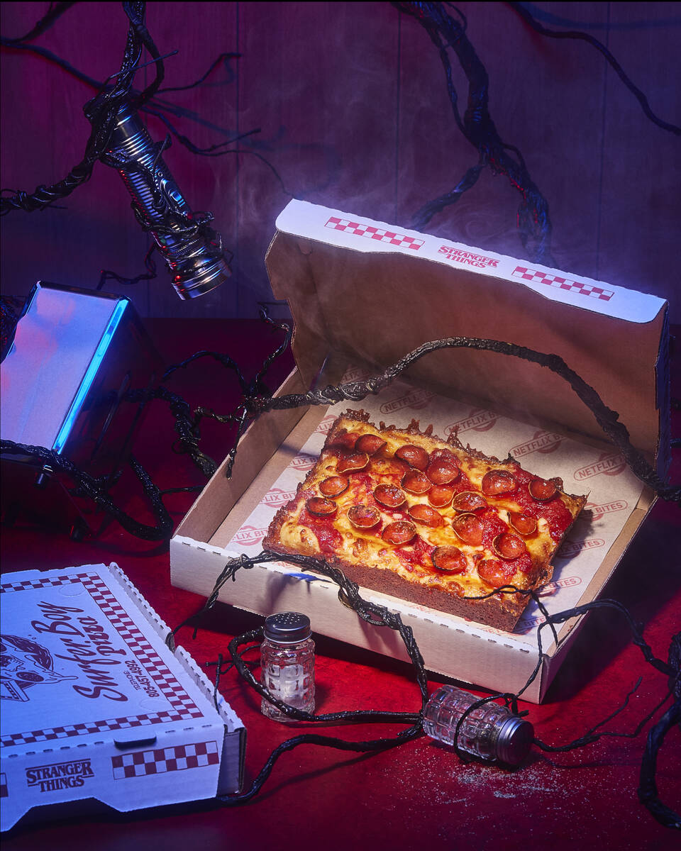 Detroit-style Surfer Boy Pizza from the Netflix Bites one-year culinary residency opening Feb. ...