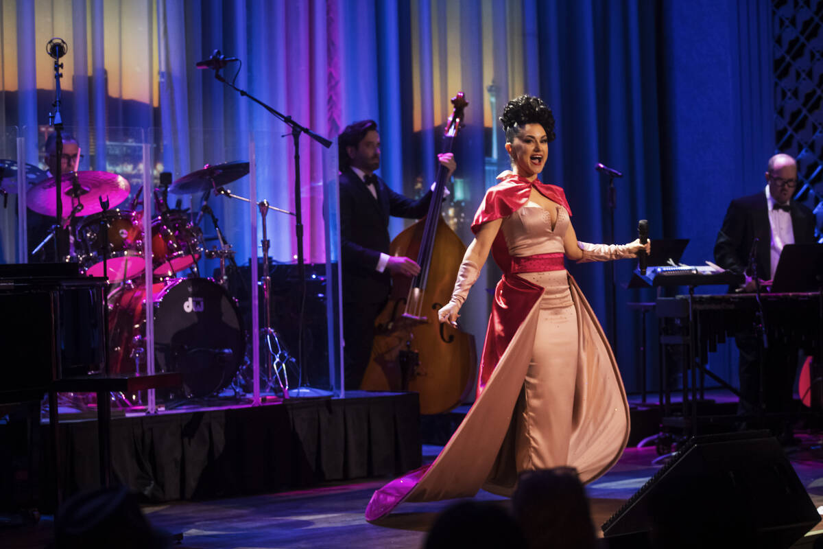 Melody Sweets performs at Myron’s at The Smith Center on Saturday, Feb. 8, 2025, in Las ...
