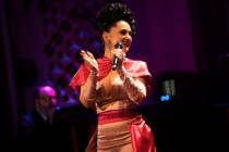 Melody Sweets performs at Myron’s at The Smith Center on Saturday, Feb. 8, 2025, in Las ...