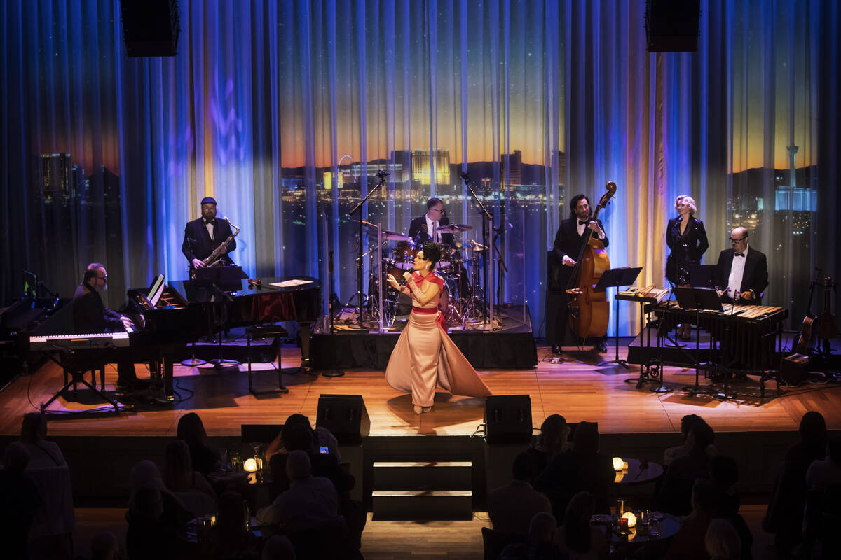 Melody Sweets performs at Myron’s at The Smith Center on Saturday, Feb. 8, 2025, in Las ...