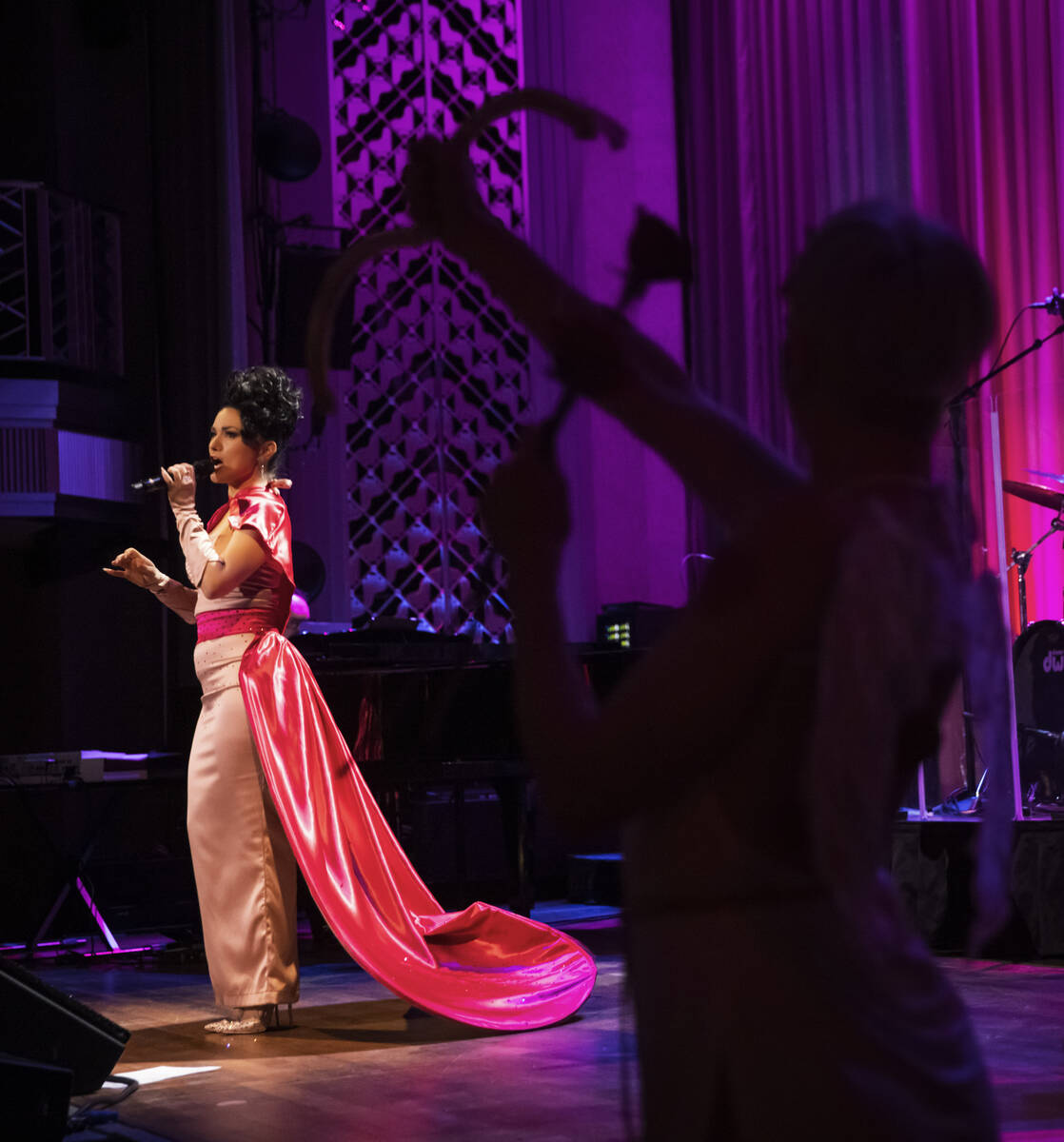 Melody Sweets performs at Myron’s at The Smith Center on Saturday, Feb. 8, 2025, in Las ...
