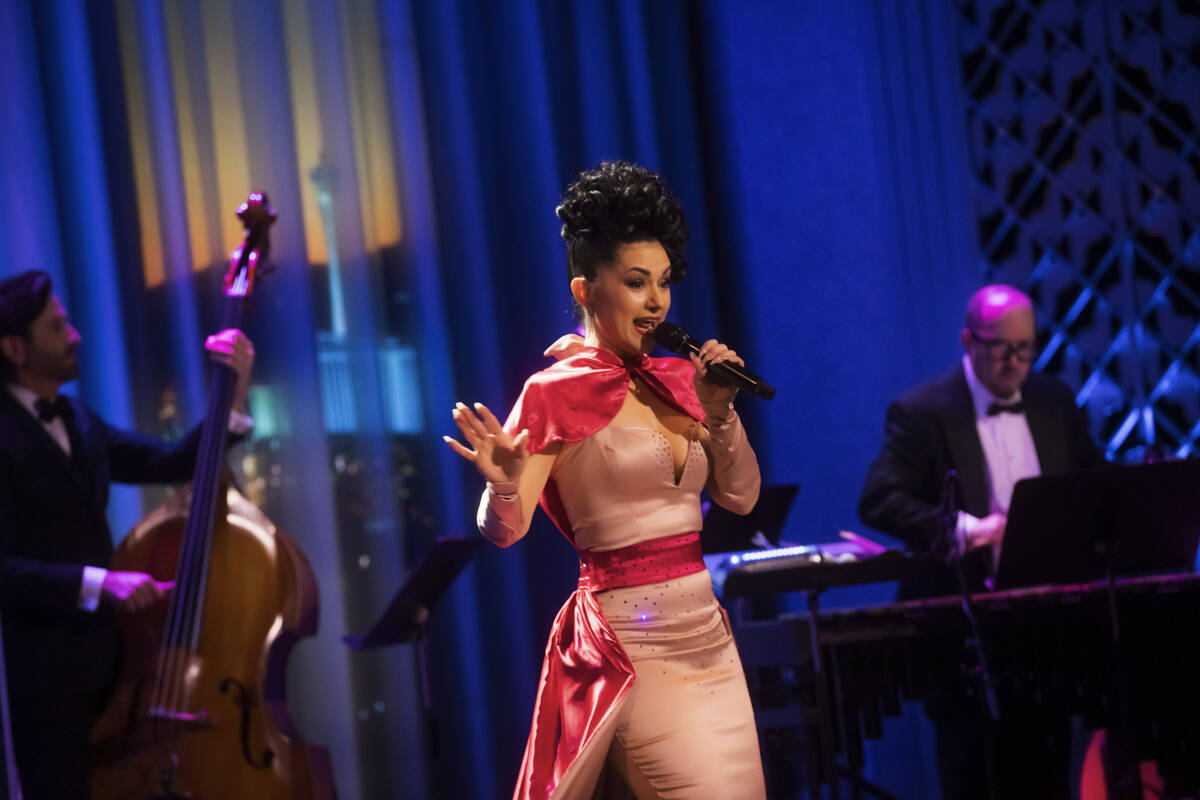 Melody Sweets performs at Myron’s at The Smith Center on Saturday, Feb. 8, 2025, in Las ...
