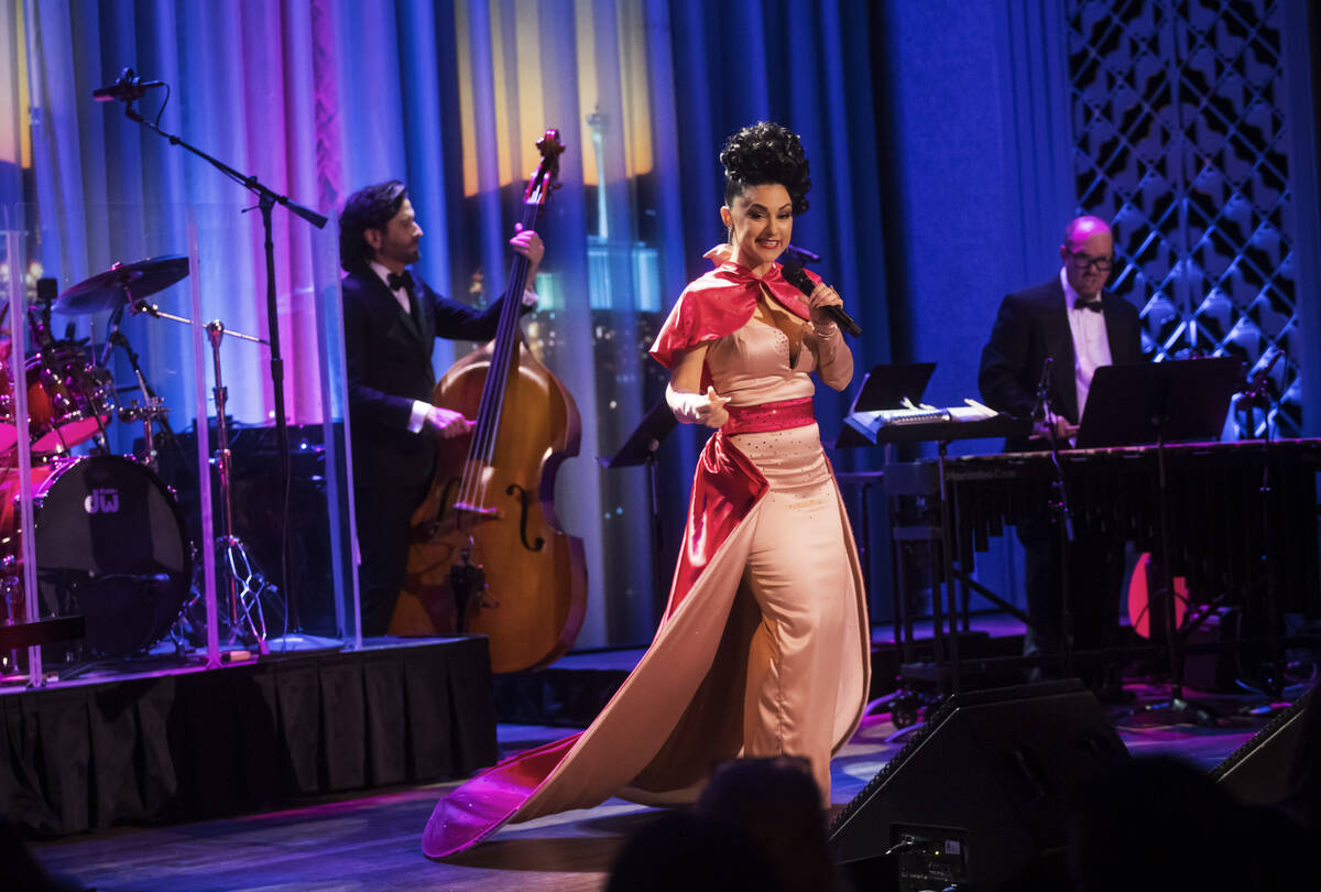 Melody Sweets performs at Myron’s at The Smith Center on Saturday, Feb. 8, 2025, in Las ...