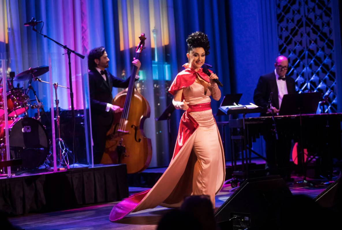 Melody Sweets performs at Myron’s at The Smith Center on Saturday, Feb. 8, 2025, in Las ...