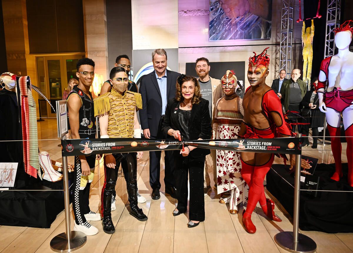 Cirque du Soleil President of Resident Shows Mike Newquist, the Neon Museum executive director ...