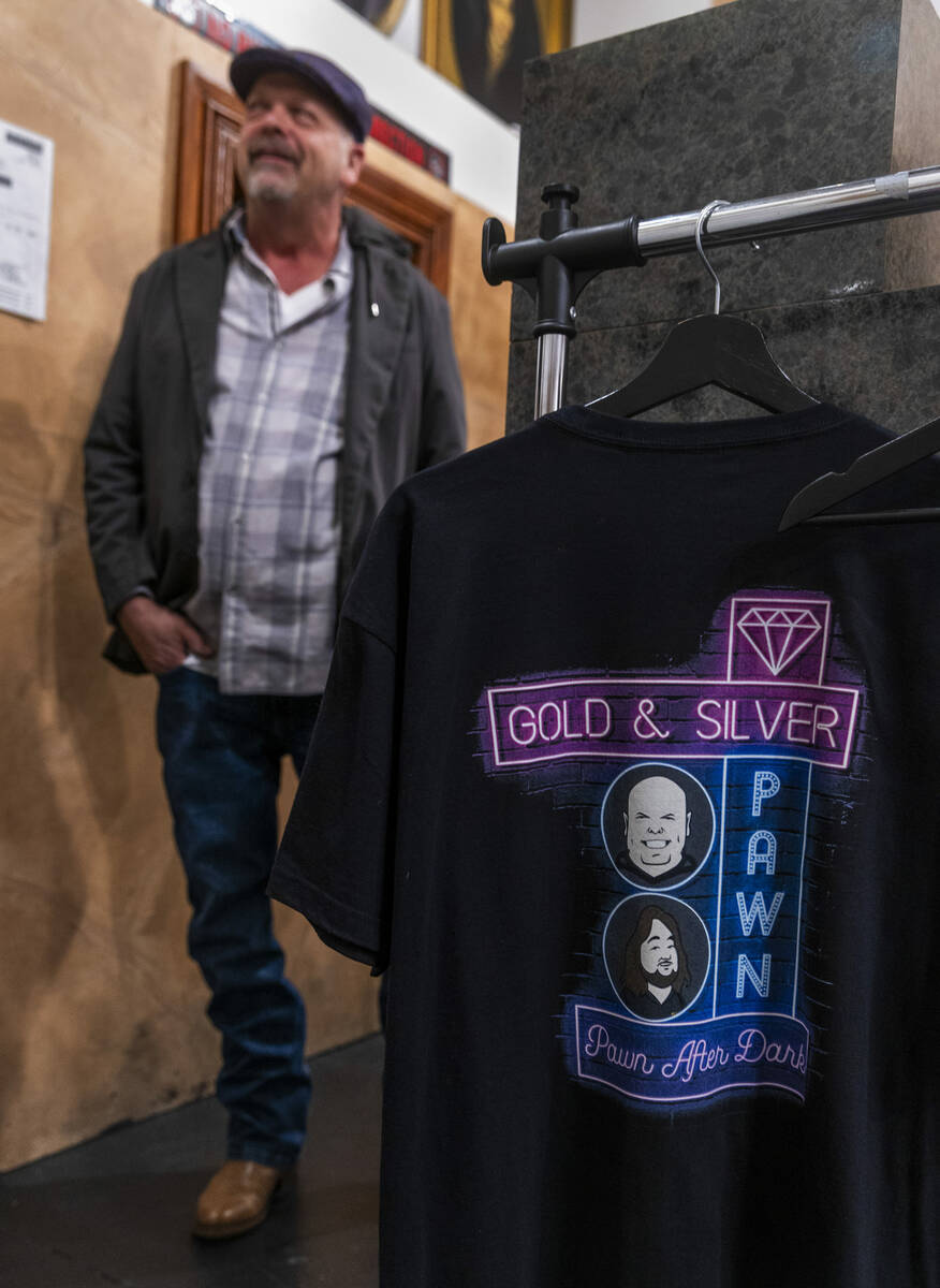 A t-shirt is available for purchase with Rick Harrison and Austin "Chumlee" Russell p ...