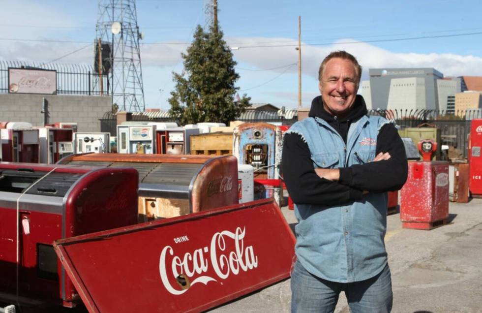 Rick Dale, of Rick’s Restorations, poses at his business in Las Vegas, Tuesday, Jan. 29, ...