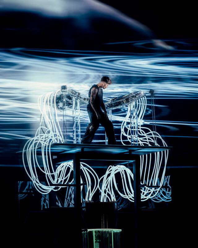Anyma, aka DJ-producer Matteo Milleri, wraps up his Sphere residency, "The End of Genesys, ...