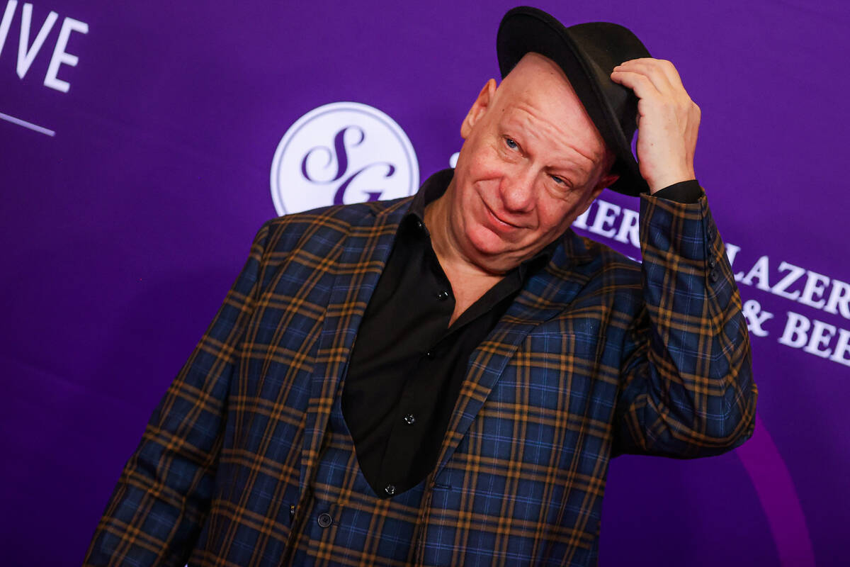 Jeff Ross walks the red carpet at the Power of Love gala at the MGM Grand Garden Arena Saturday ...