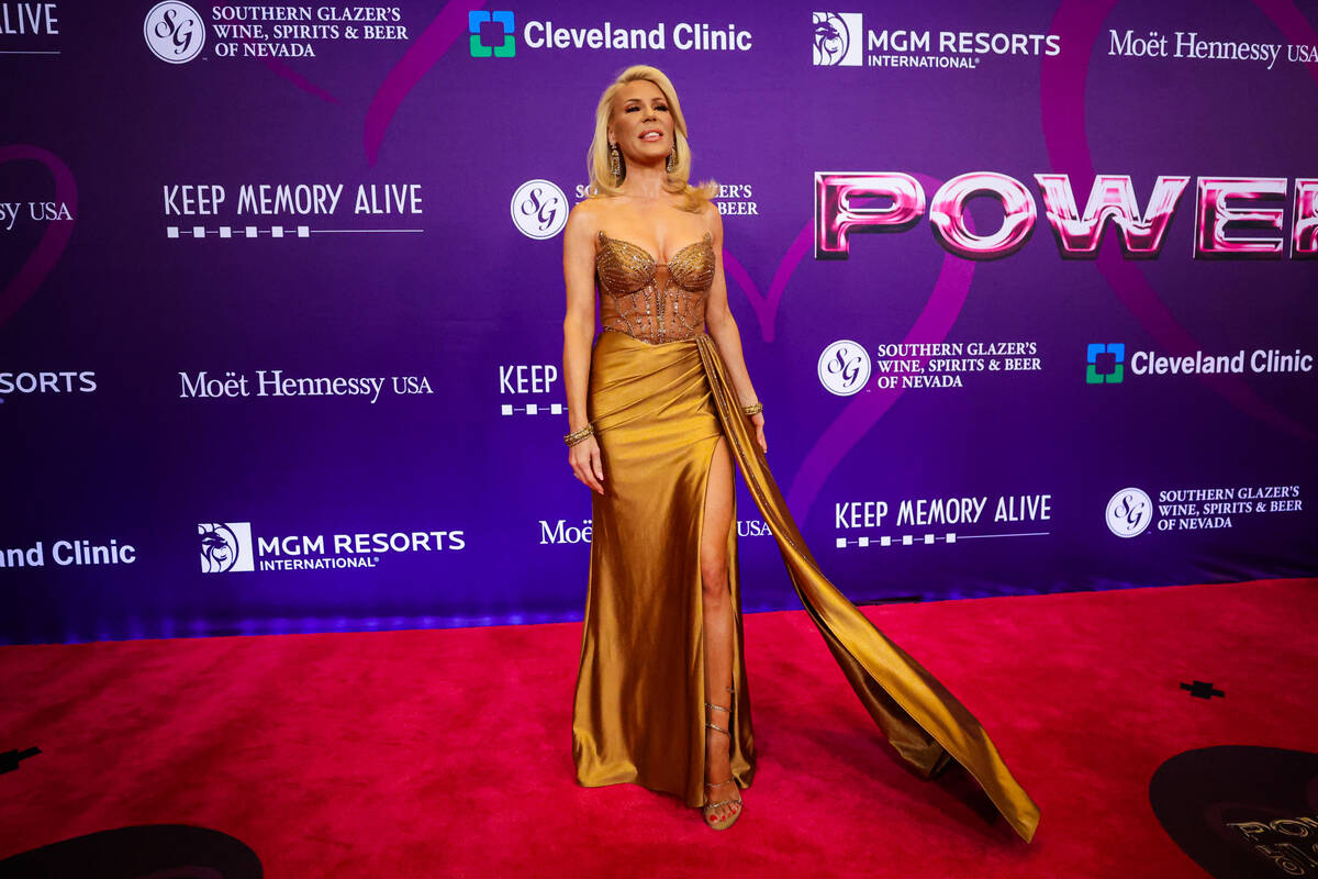 Gretchen Rossie of “Real Housewives of Orange County” walks the red carpet at the ...