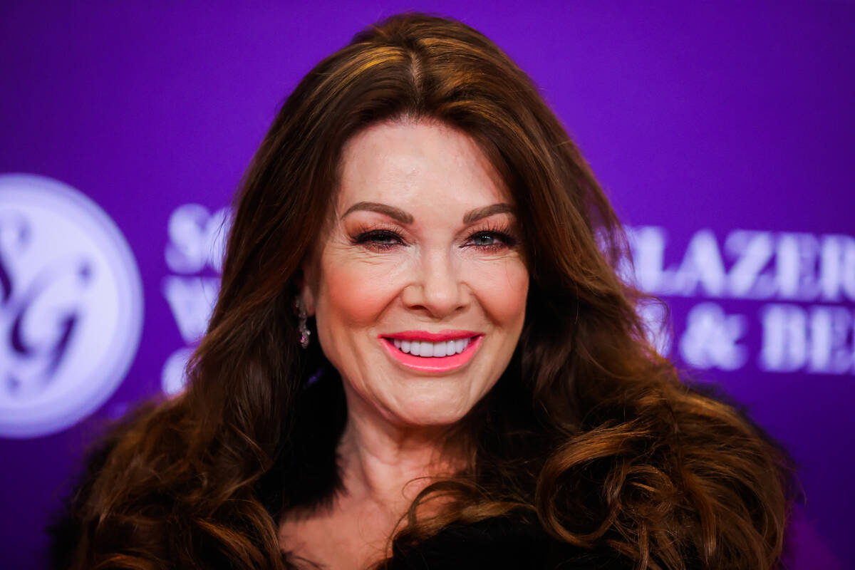 Lisa Vanderpump walks the red carpet at the Power of Love gala at the MGM Grand Garden Arena Sa ...