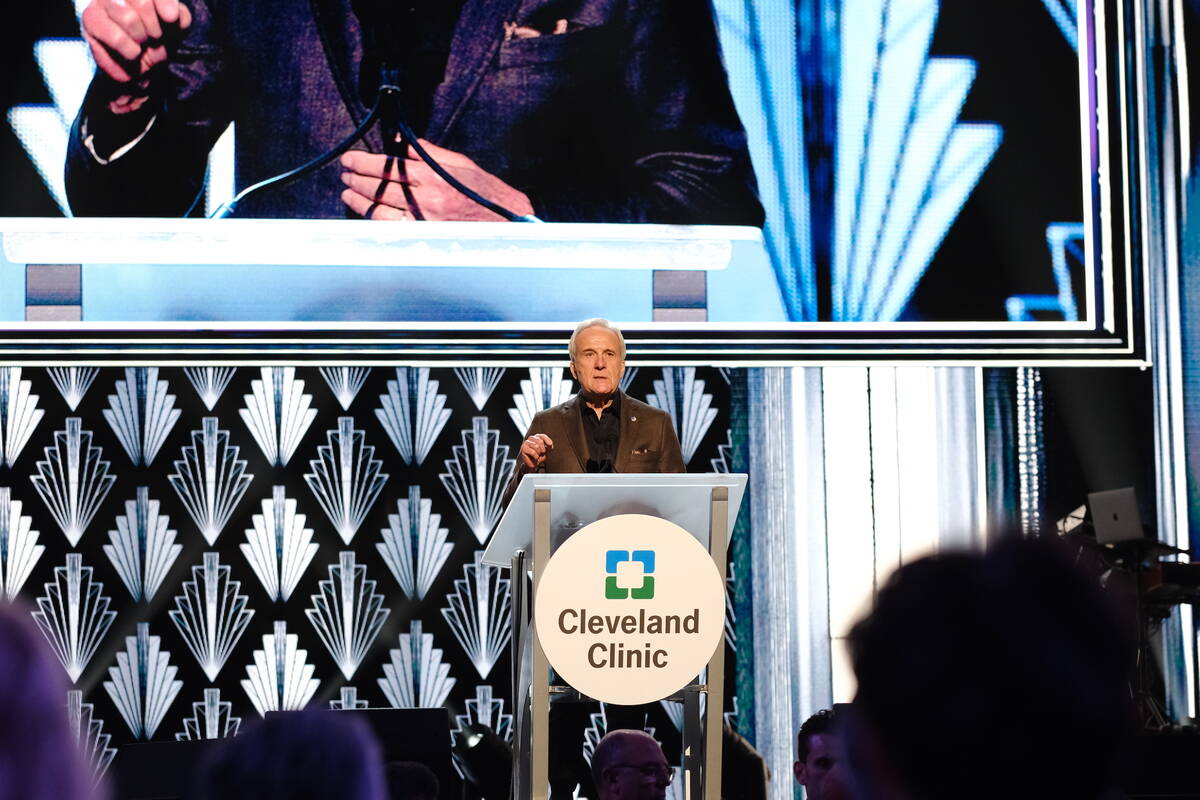 Cleveland Clinic Lou Ruvo Center for Brain Health co-founder Larry Ruvo is shown at the Power o ...