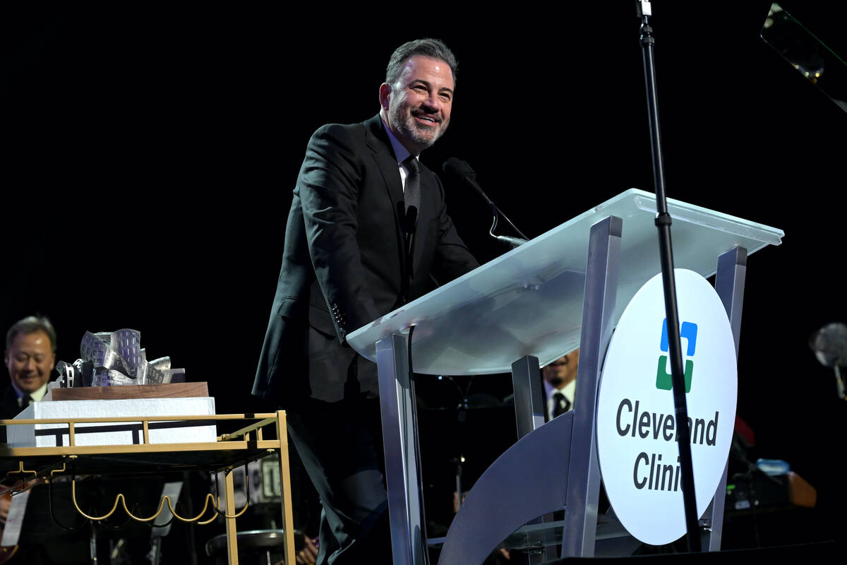 Jimmy Kimmel performs onstage as Keep Memory Alive hosts star-studded lineup at annual “P ...