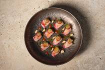A tiradito of market fish from La Loba, which Las Vegas chef Oscar Amador is planning to open i ...