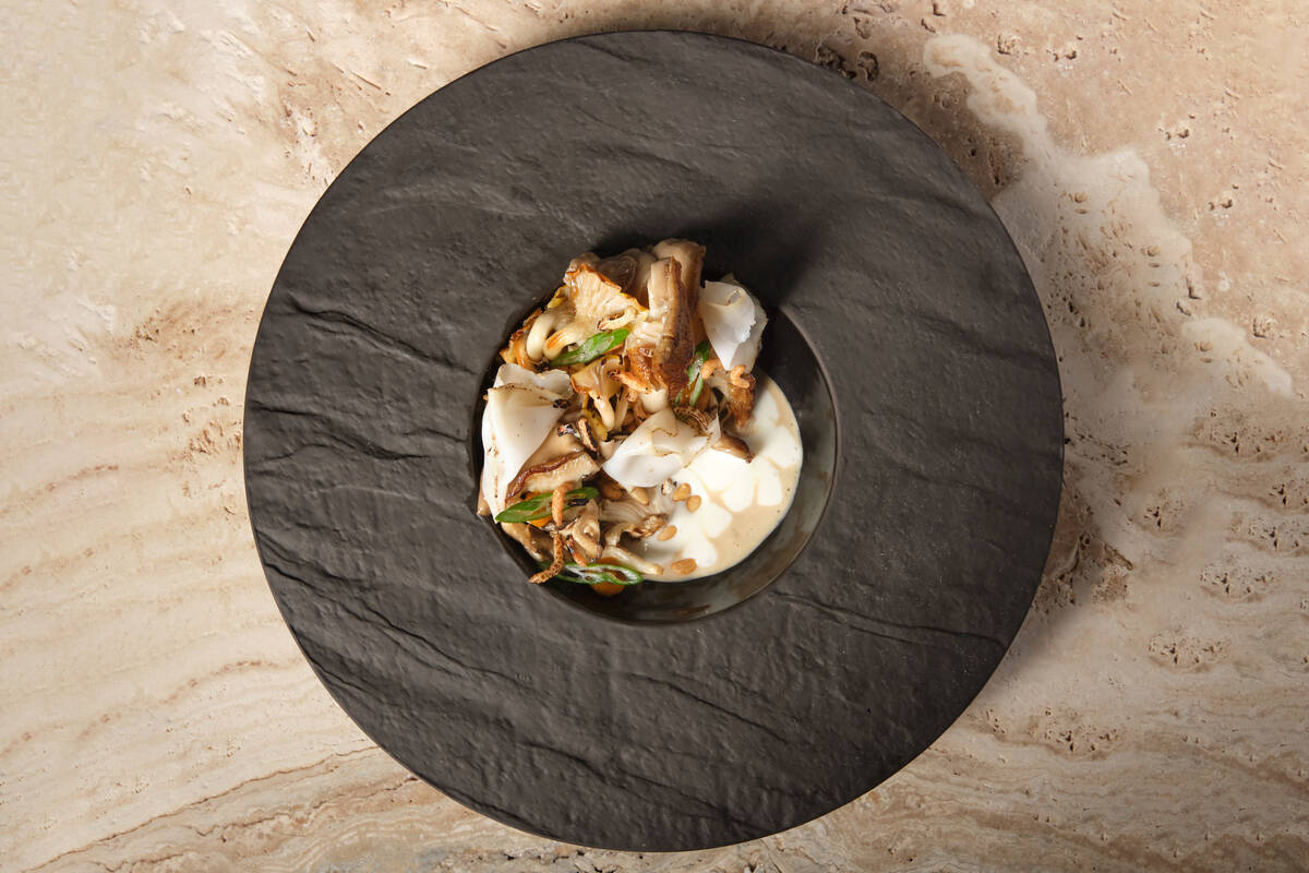 Mushrooms al ajillo from La Loba, which Las Vegas chef Oscar Amador is planning to open in Seat ...