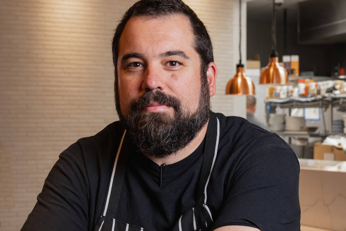 Chef Oscar Amador, co-owner of EDO Tapas & Wine and Anima by EDO in Las Vegas, named the be ...