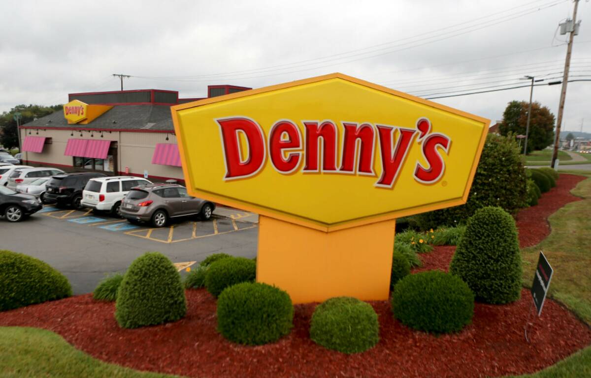 A Denny’s restaurant is shown Sept. 14, 2017, in Cranberry, Pa.(AP Photo/Keith Srakocic, ...