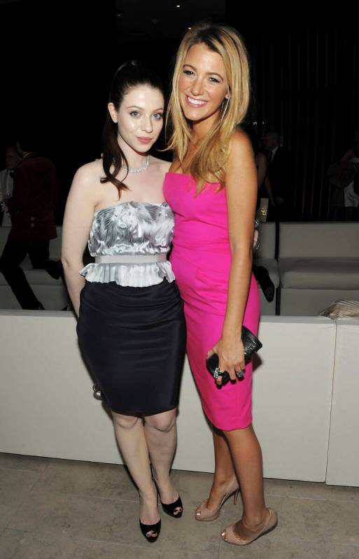 Actors and fellow “Gossip Girl” cast members Michelle Trachtenberg, left, and Blake ...