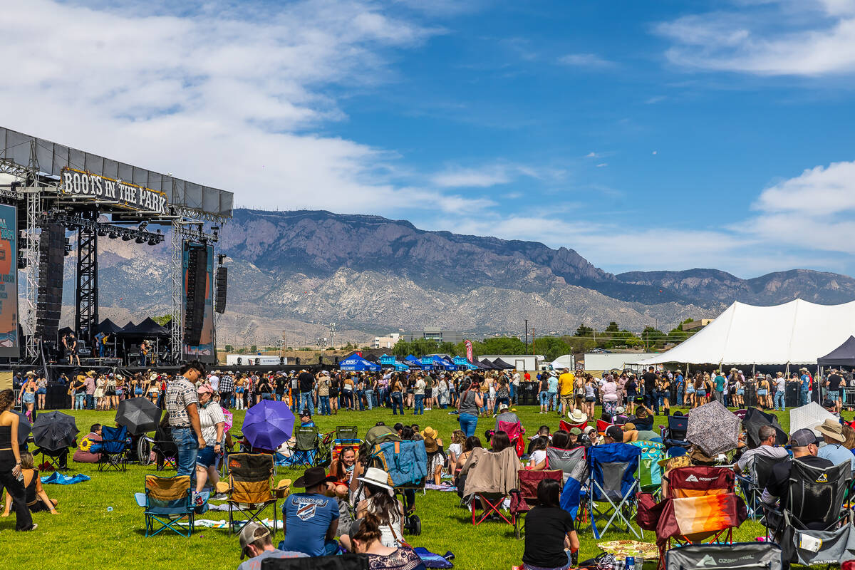 The first Boots in the Park country festival at the Event Center at Desert Breeze Park from Apr ...