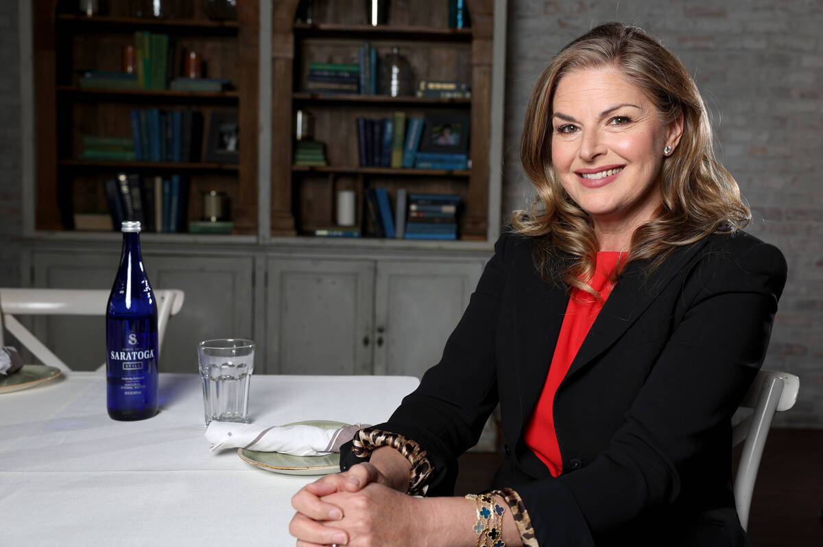 Elizabeth Blau, owner of Honey Salt, poses for a portrait at her restaurant in Las Vegas Wednes ...