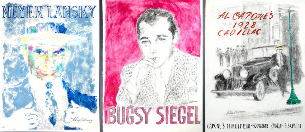 “Art of the Mob: The LeRoy Neiman Portraits” opens Friday at the Mob Museum. (Mob Museum)