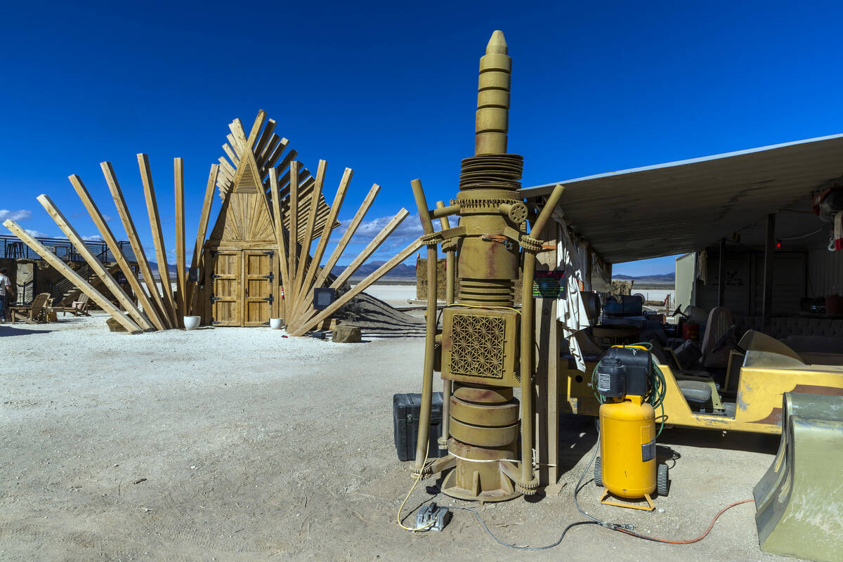 Speed cruisers are recharged in an open garage with the Game Room nearby at Outpost X on Tuesda ...
