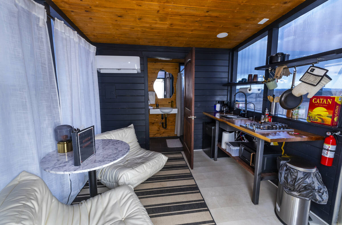 Zen Domes available to reserve feature a kitchenette, bathroom, sitting area and a bedroom unde ...