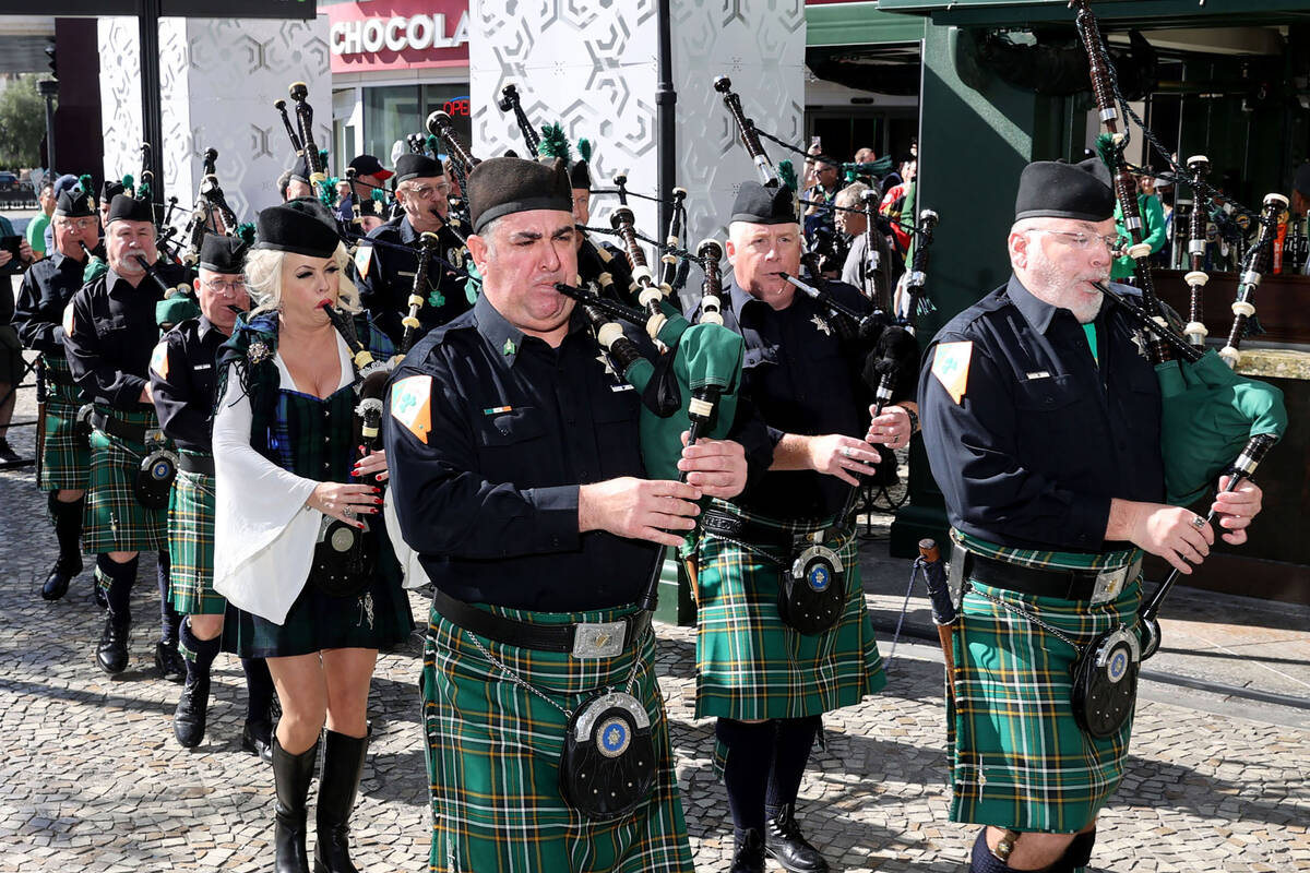 Emerald Society Pipe Band celebrate St. Patrick’s Day during Celtic Feis at New York-New ...