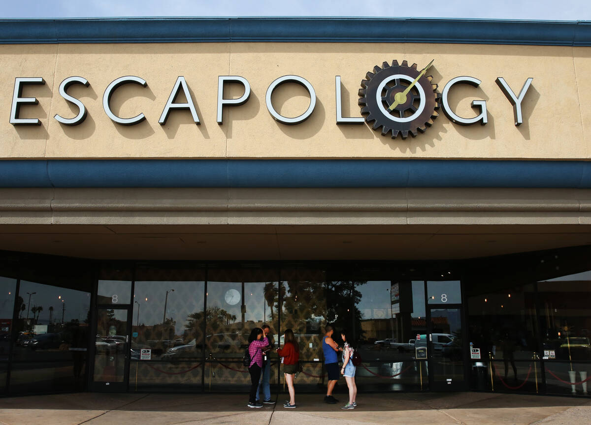 Escapology, where players are locked inside a themed room to play a high adrenaline escape game ...