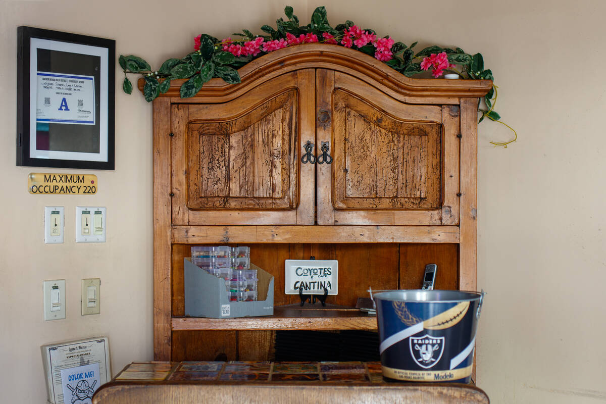 Coyotes Cafe & Cantina sits permanently closed on Wednesday, March 5, 2025 in Henderson, N ...