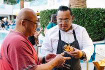 Chef Marty Lopez of Scotch 80 Prime at the 2024 Vegas Unstripped food and drink festival at the ...