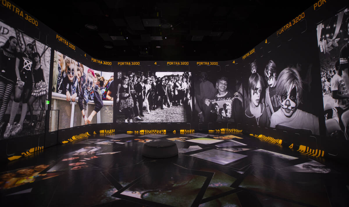 Photos of fans are displayed during a preview of “Rolling Stone Presents: Amplified, The ...
