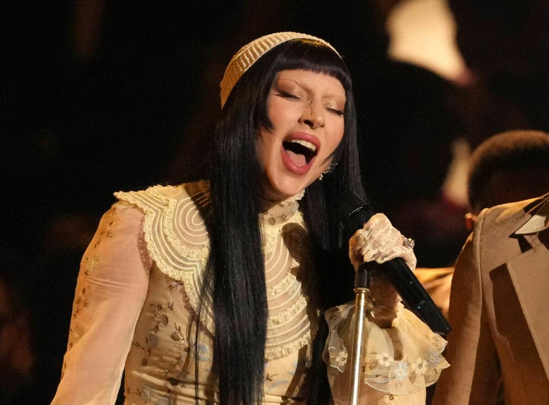 FILE – Lady Gaga performs during the 67th annual Grammy Awards in Los Angeles on Feb. 2, ...