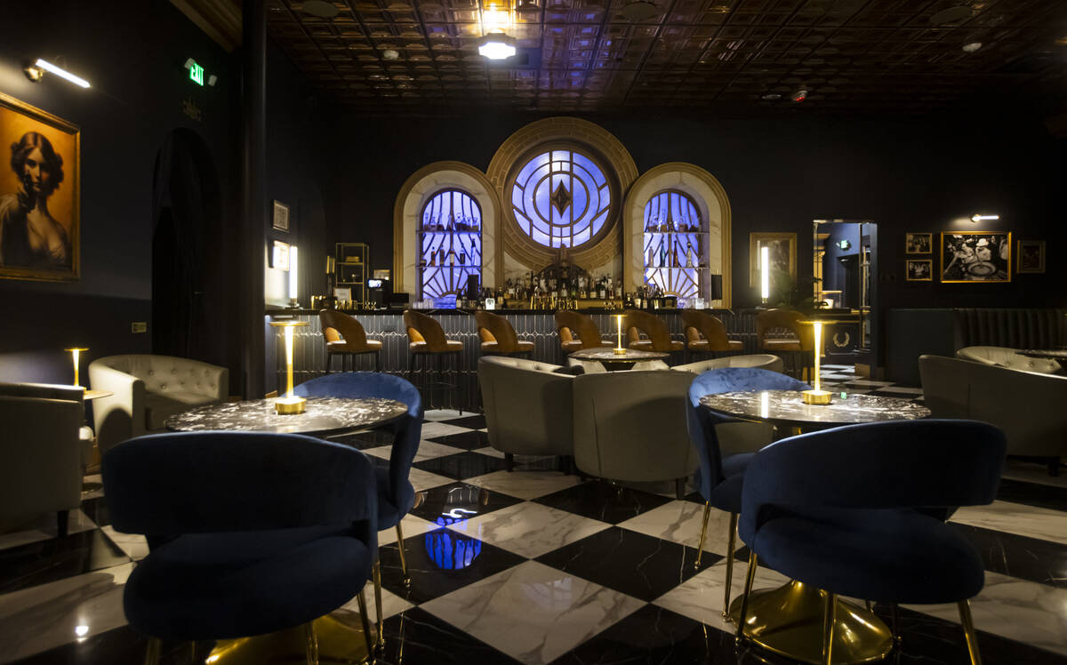 A bar at the John Wick Experience at Area15 on Thursday, March 13, 2025, in Las Vegas. (Chase S ...