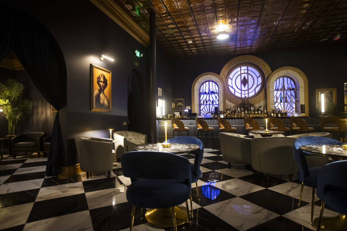 A bar at the John Wick Experience at Area15 on Thursday, March 13, 2025, in Las Vegas. (Chase S ...